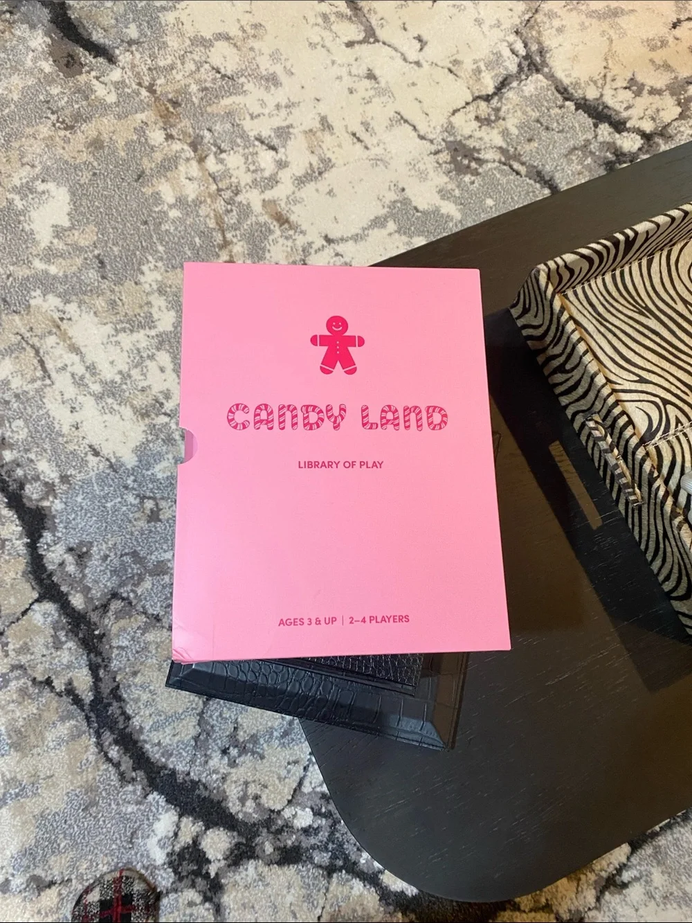 NIB Library of Play Candy Land Board Game Box - Pink